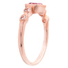 Emerald Cut Pink Tourmaline Fashion Ring