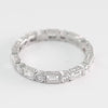 Round and Baguette Cut Diamond Eternity Band (Video View)