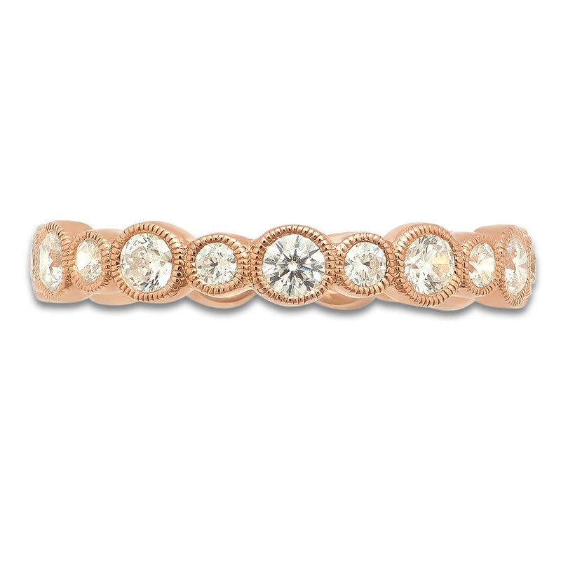 Bezel Set Round Diamonds Eternity Band (SML)