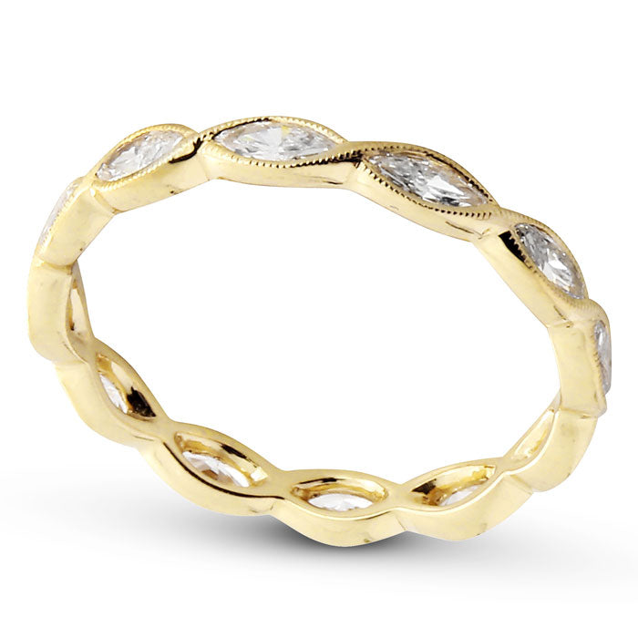 Marquise Cut Diamond Eternity Band