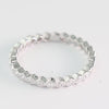 Round Diamonds Set in Hexagon Eternity Band (Video View)