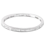 Channel Set Baguette Cut Diamond Eternity Band