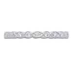 Marquise and Round Shape Alternating with Round Diamonds