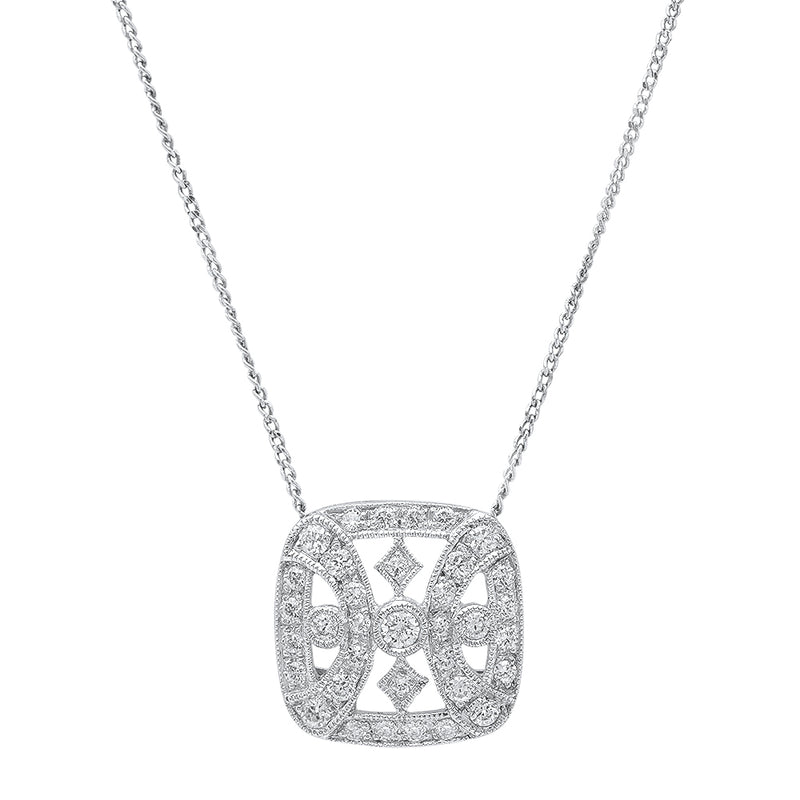 Round Cut Diamonds Pendants