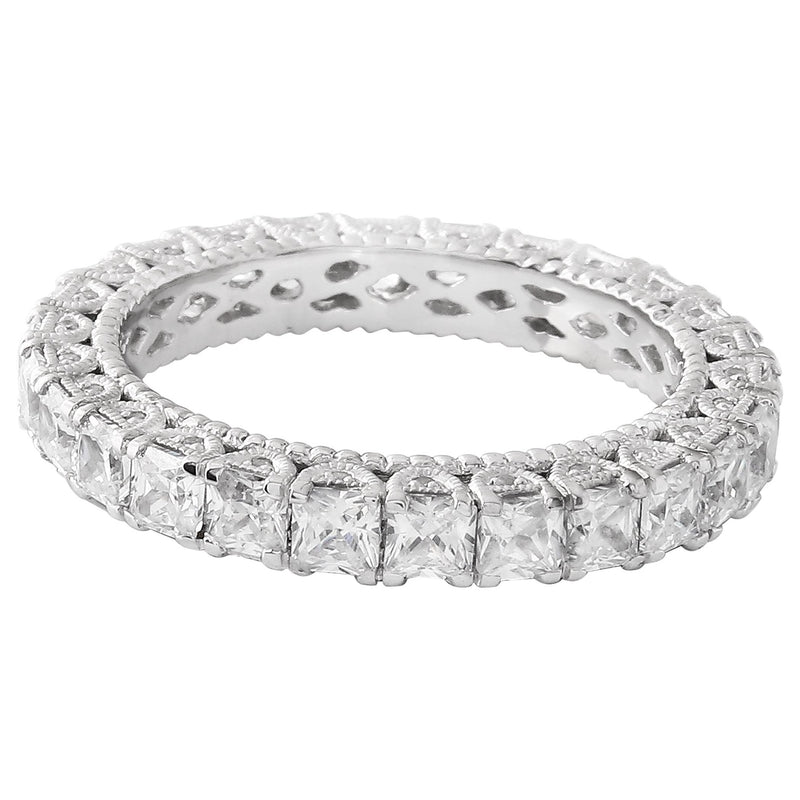 Princess Cut Diamond Eternity Band