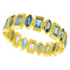 Bezel Set Blue Topaz Eternity Band