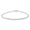 Bezel Set Round Diamonds Tennis Bracelet