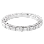 Bar Set Baguette Cut Diamond Eternity Band