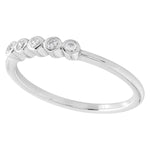 Bezel Set Round Diamond Fashion Band