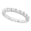 Bar Set Baguette Cut Diamond Eternity Band