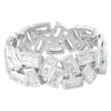 Bezel Set Baguette Cut Diamond Eternity Band