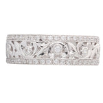 Diamond Floral Eternity Band