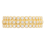 Triple Set Diamond Eternity Band