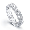 Diamond Floral Eternity Band