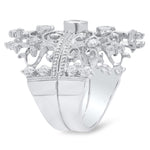 Diamond Crown Fashion Ring