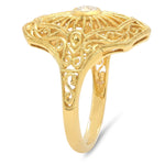 Filigree Diamond Fashion Ring