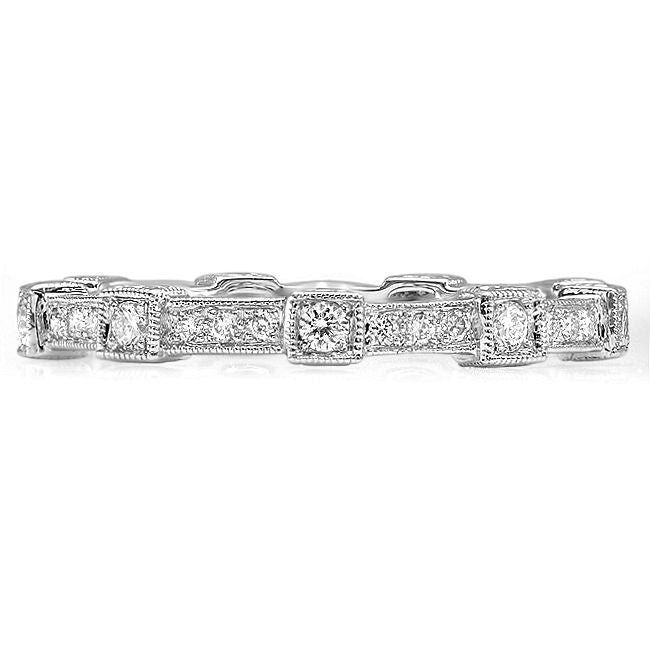 Vintage Inspired Diamond Eternity Band