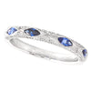 Marquise Sapphire and Diamond Band