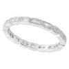 Round and Baguette Cut Diamond Eternity Band