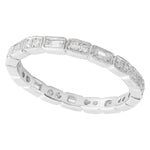 Round and Baguette Cut Diamond Eternity Band
