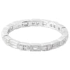 Round and Baguette Cut Diamond Eternity Band