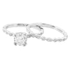 Double Prong Diamond Engagement Set