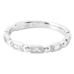 Baguette Cut Diamond Band Halfway Around