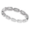 Bezel Set Baguette Cut Diamond Eternity Band