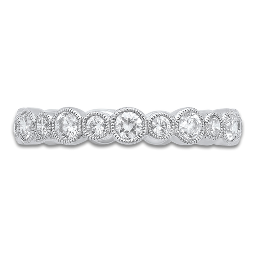 Bezel Set Round Diamonds Eternity Band (SML)