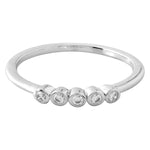 Bezel Set Round Diamond Fashion Band