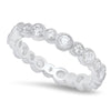 Bezel Set Round Diamonds Eternity Band (MED)