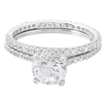 7.0mm Round Diamond Center Engagement Set