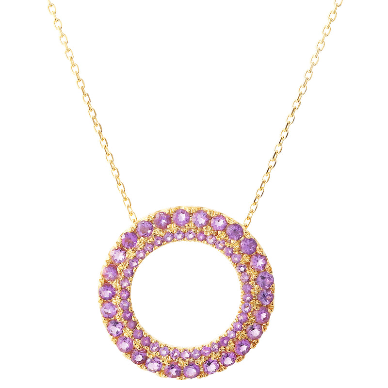 Pop Purple Double Bubble Pendant