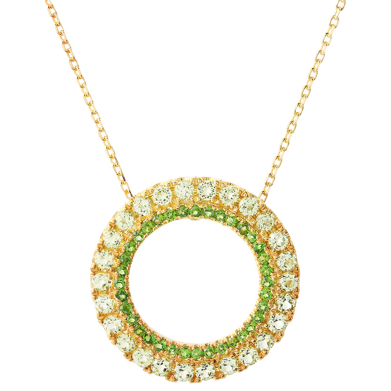 Pop Lime Double Bubble Pendant