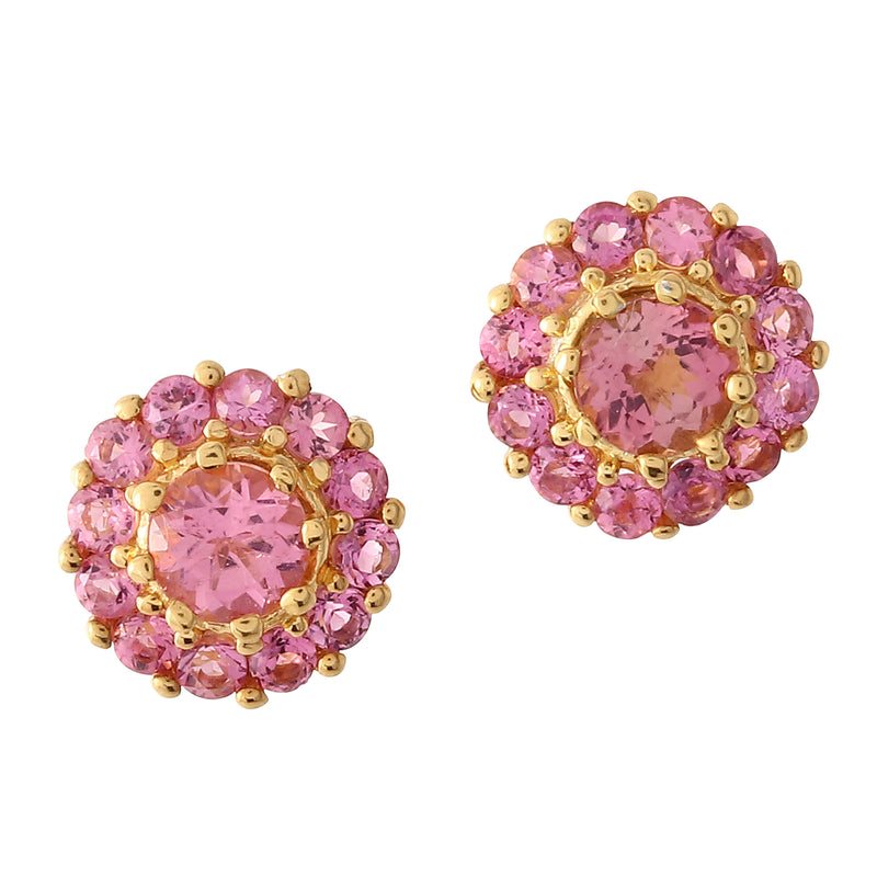 Pop Pink Sun Drop Earrings