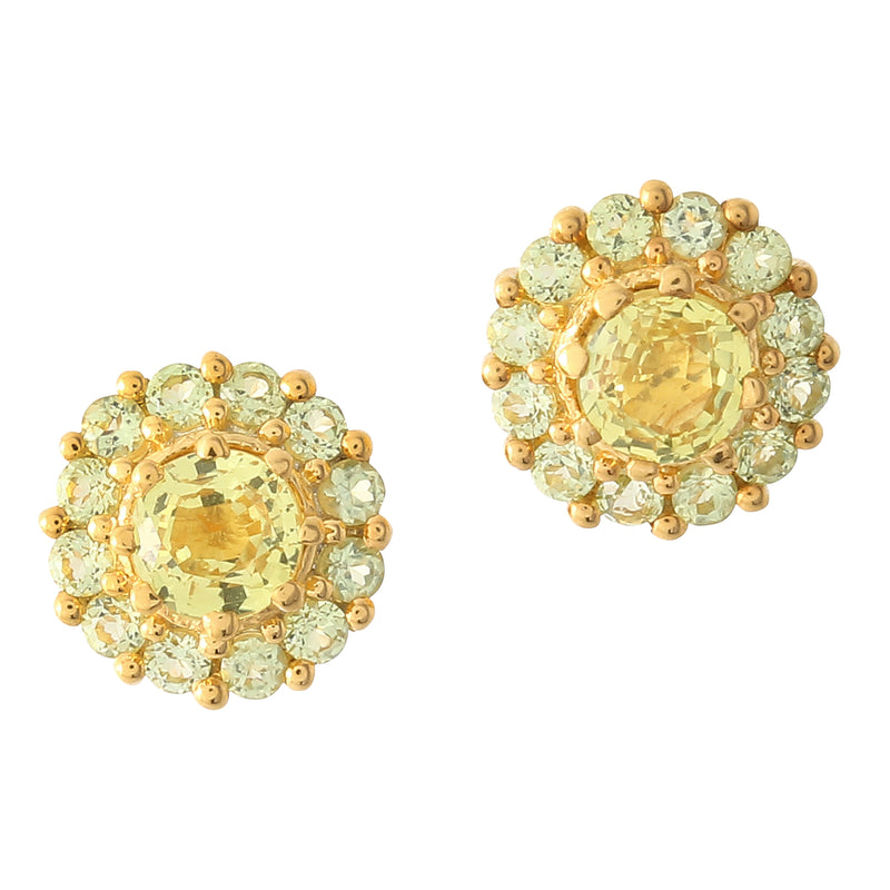 Pop Yellow Sun Drop Earrings