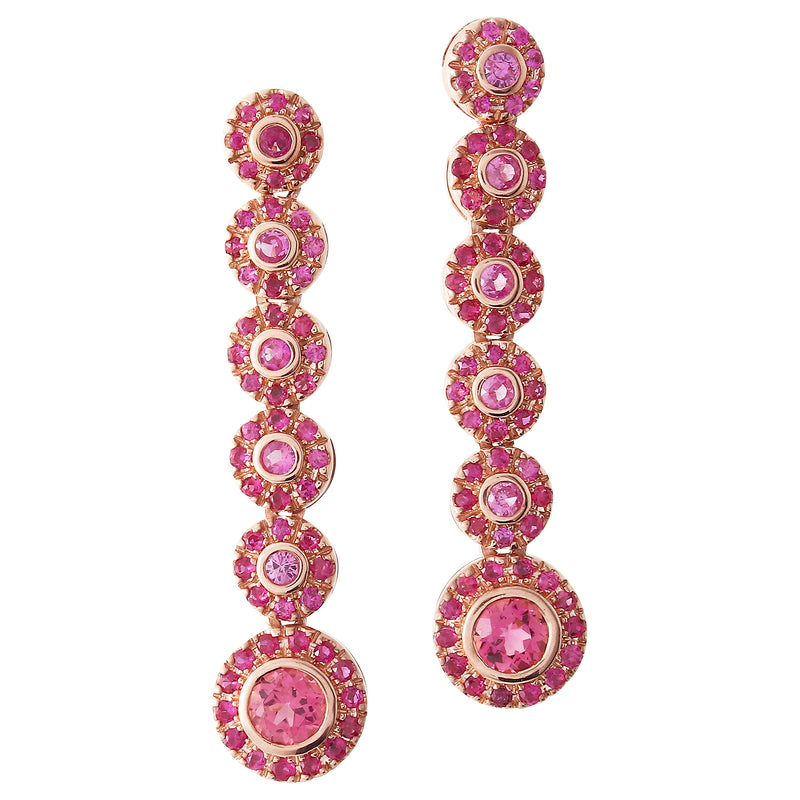 Pop Pink Popcorn Earrings