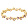 Pop Amethyst Single Row Bubble Band