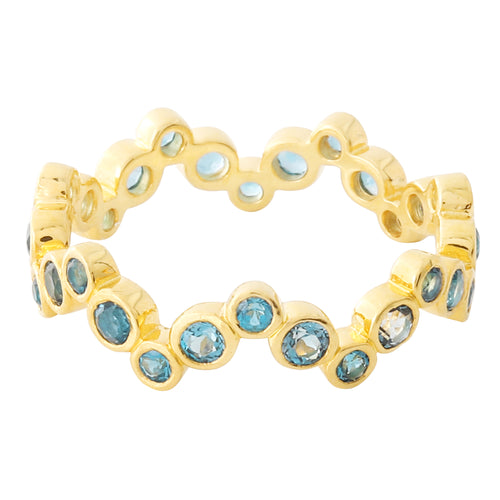 Pop Double Bubble Blue Eternity Band