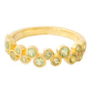 Pop Peridot Double Row Bubble Ring