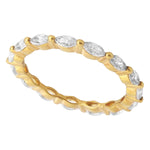 Marquise Cut Diamond Eternity Band