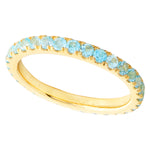 Pop Blue Topaz Ice Band