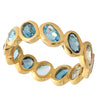 Pop Blue Topaz Jelly Bean Band