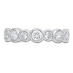 Bezel Set Round Diamonds Eternity Band (LRG)