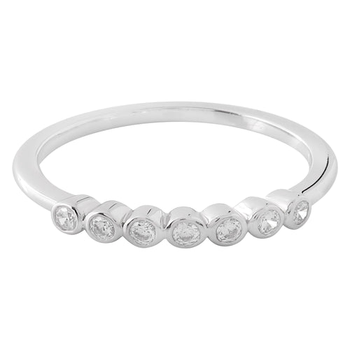 Bezel Set Round Diamond Fashion Band