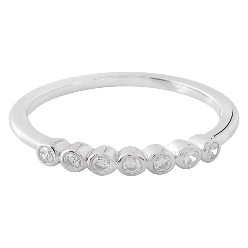 Bezel Set Round Diamond Fashion Band