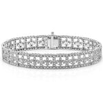 Fleur-De-Lis Diamond Bracelet