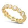 Alternating Size Round Diamond Eternity Band-Large Version | Beverley K