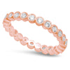 Bezel Set Round Diamond Eternity Band- 2.5mm | Beverley K