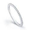 Round Cut White Diamond Eternity Band